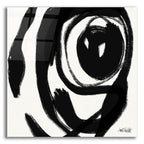 Black And White Abstract 1 by Anne Tavoletti acrylic glass wall art
