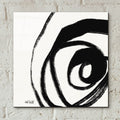 Black And White Abstract 3 by Anne Tavoletti - 12x12 acrylic wall art in a room