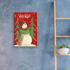 Snowmen Season 1 Red Green by Anne Tavoletti - 16x24 acrylic wall art in a room