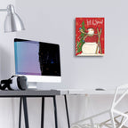 Snowmen Season 3 Red Green by Anne Tavoletti - 12x16 acrylic wall art in a room