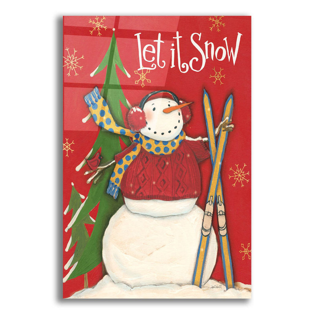 Snowmen Season 3 Red Green by Anne Tavoletti acrylic glass wall art