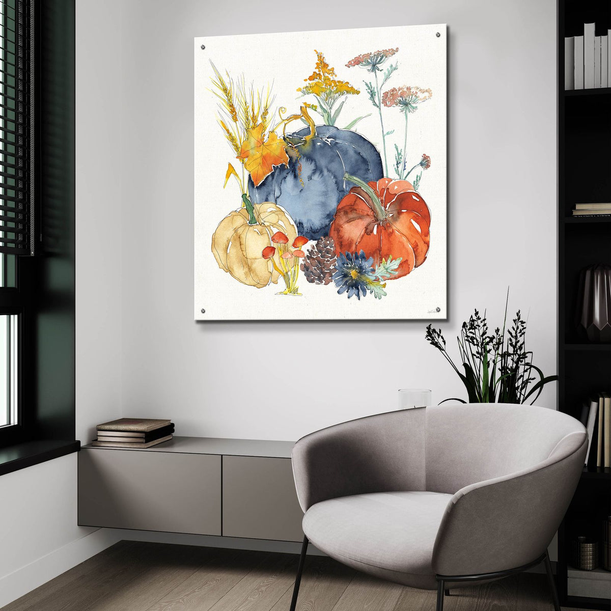 Fall Flair 3 by Anne Tavoletti - 36x36 acrylic wall art in a room