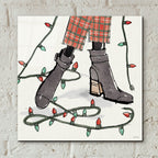 Holiday Fashionistas 6 by Anne Tavoletti - 12x12 acrylic wall art in a room