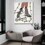 Holiday Fashionistas 6 by Anne Tavoletti - 36x36 acrylic wall art in a room