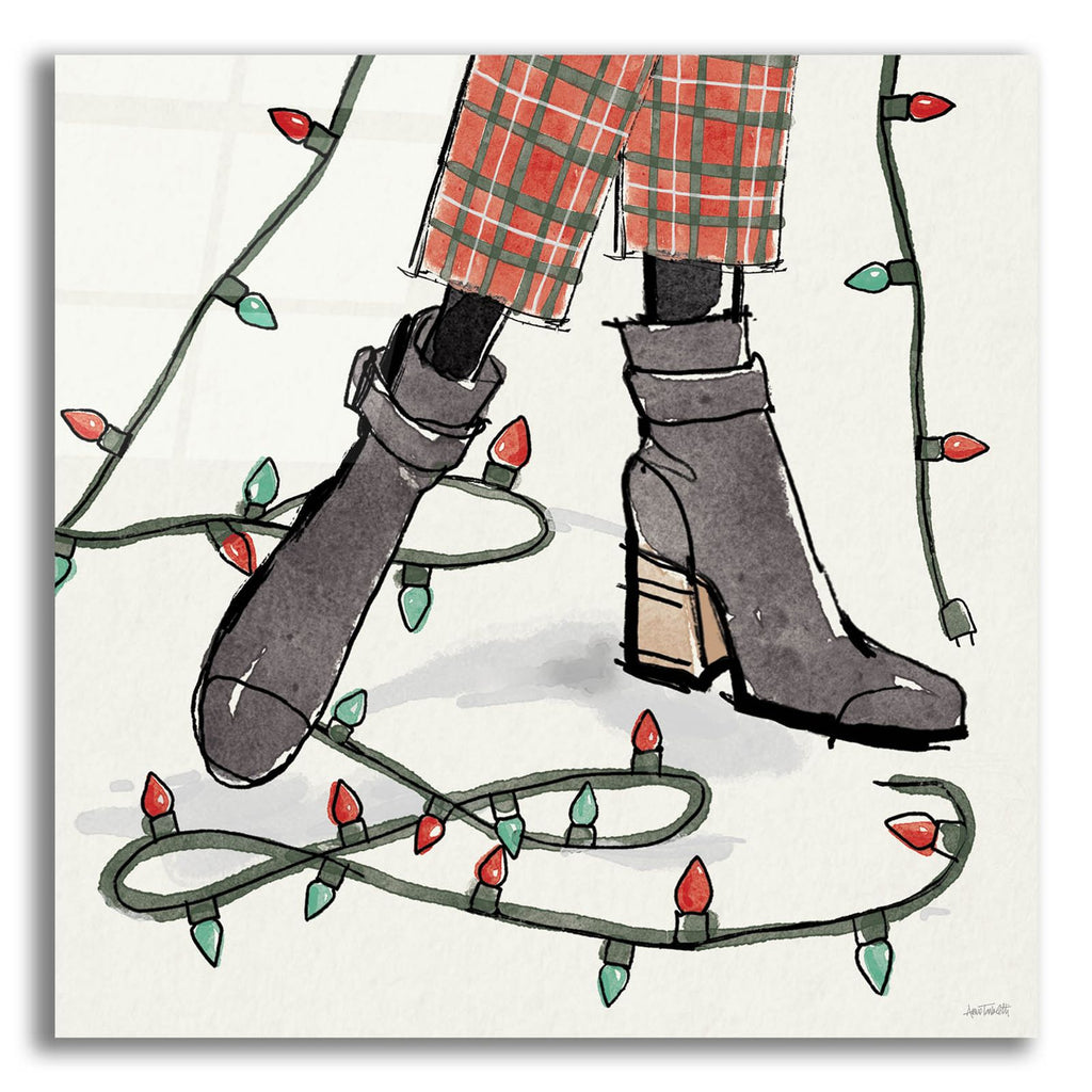 Holiday Fashionistas 6 by Anne Tavoletti acrylic glass wall art