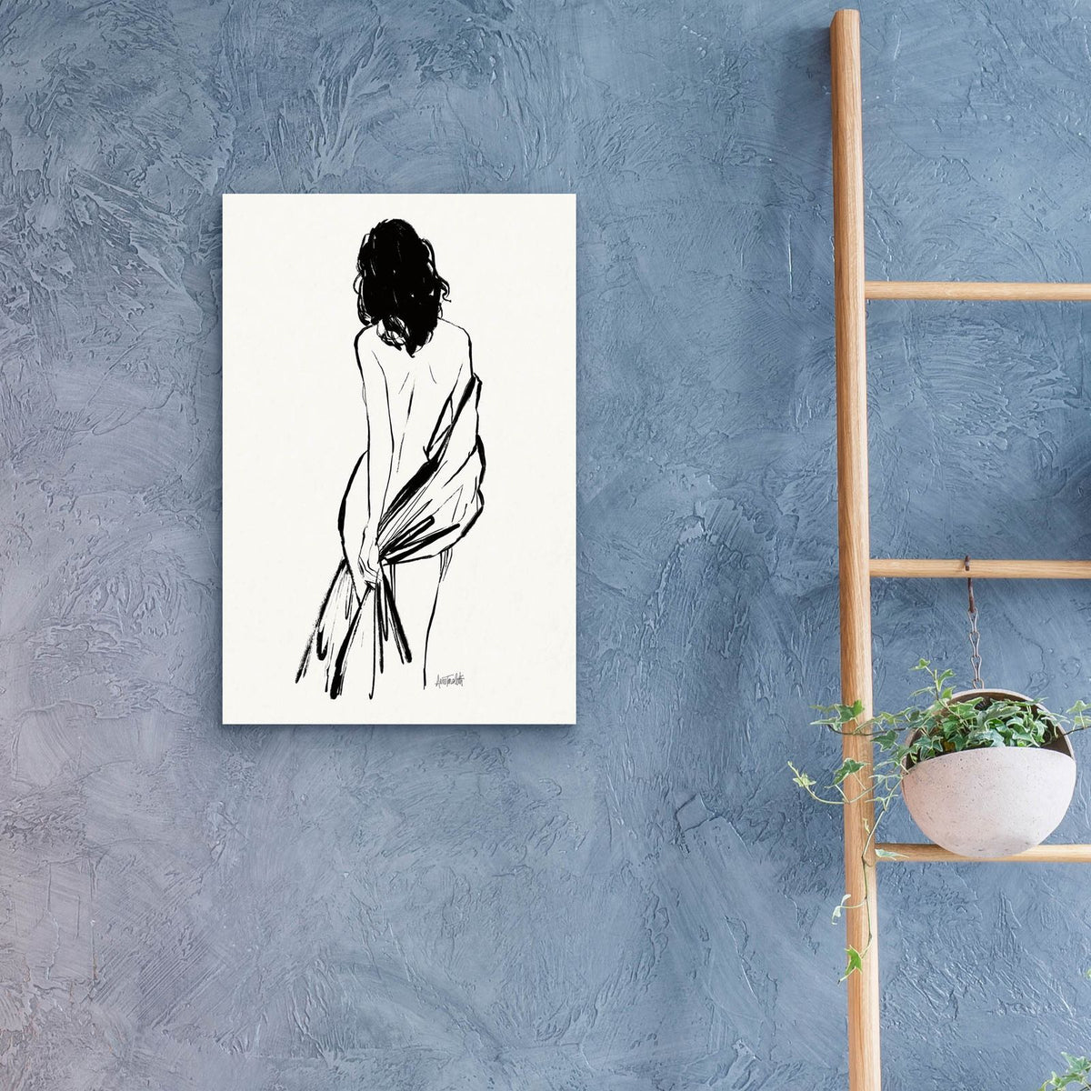 Sketched Nudes 1 by Anne Tavoletti - 16x24 acrylic wall art in a room