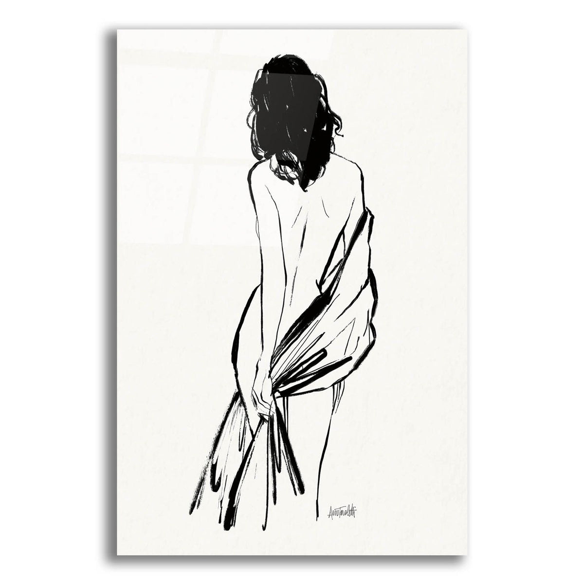 Sketched Nudes 1 by Anne Tavoletti acrylic glass wall art