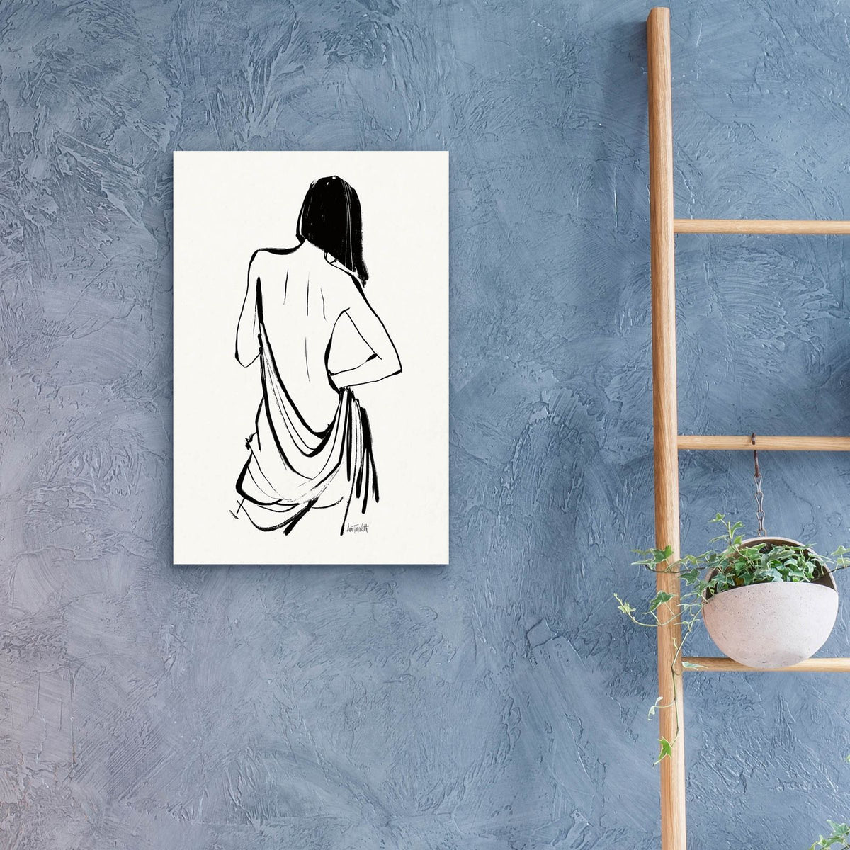 Sketched Nudes 4 by Anne Tavoletti - 16x24 acrylic wall art in a room