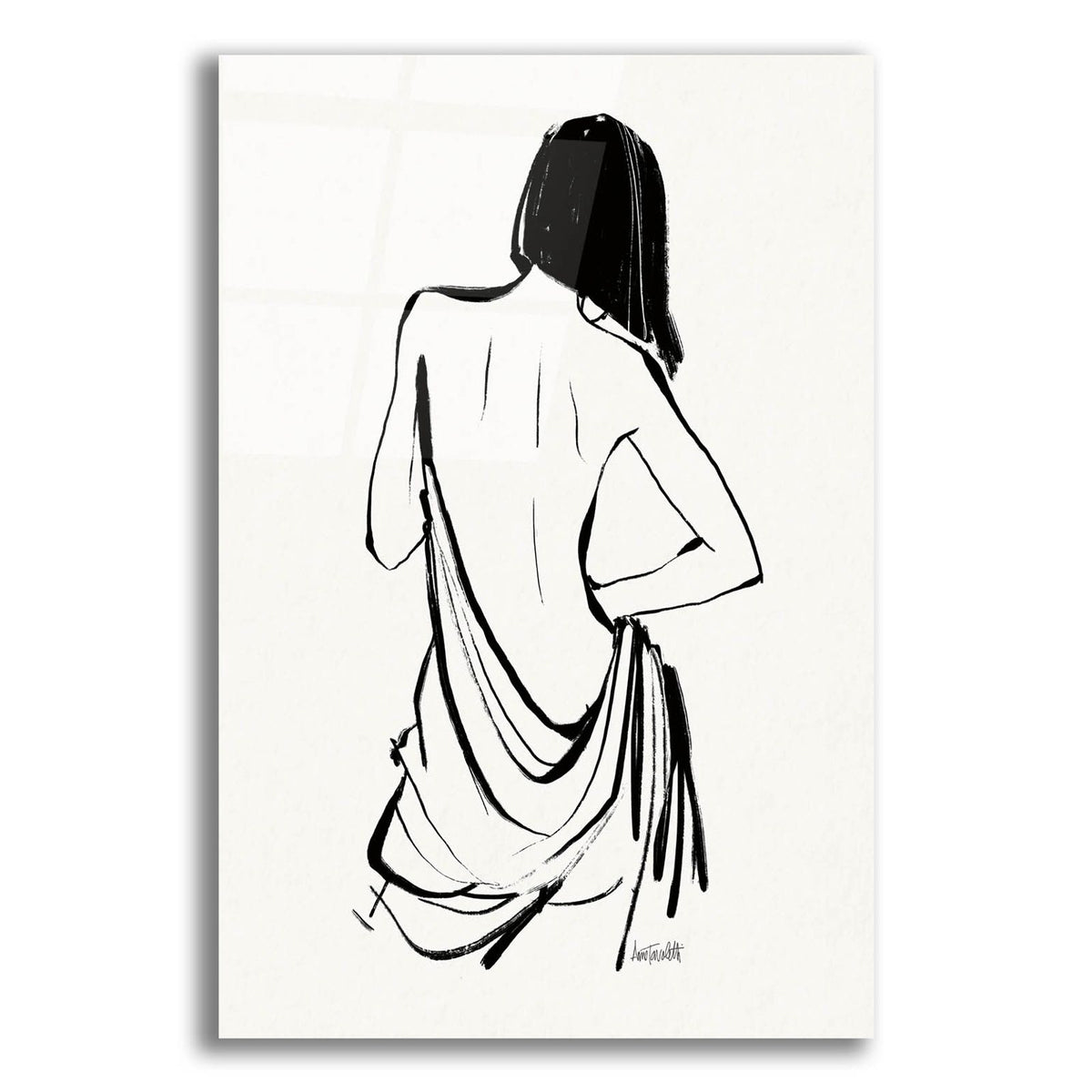 Sketched Nudes 4 by Anne Tavoletti acrylic glass wall art