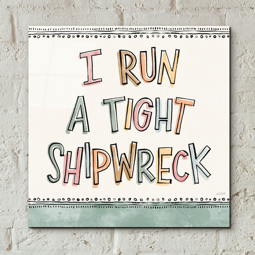 Sentiments 6 by Anne Tavoletti - 12x12 acrylic wall art in a room