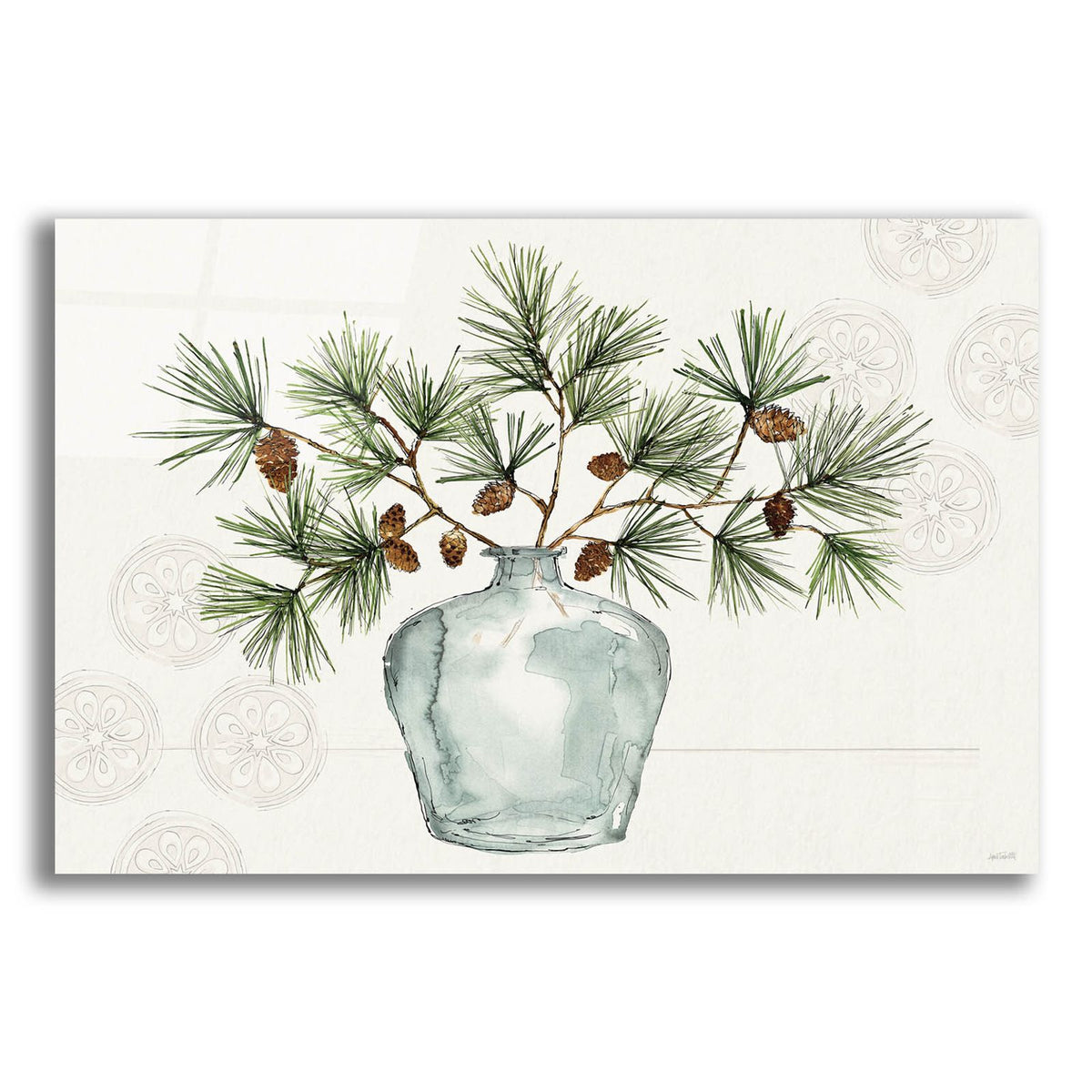 Winter Adornment 1 by Anne Tavoletti acrylic glass wall art