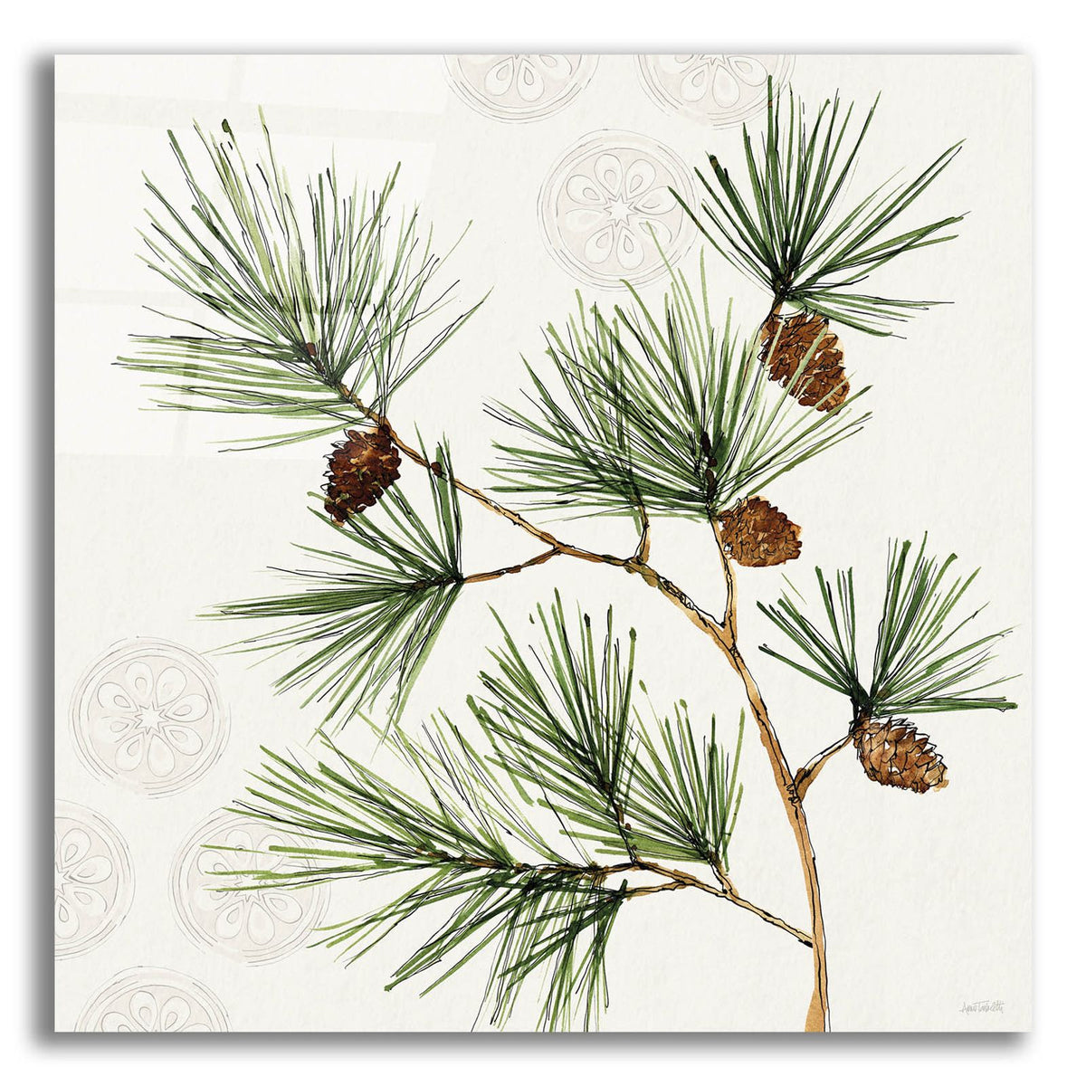 Winter Adornment 3 by Anne Tavoletti acrylic glass wall art