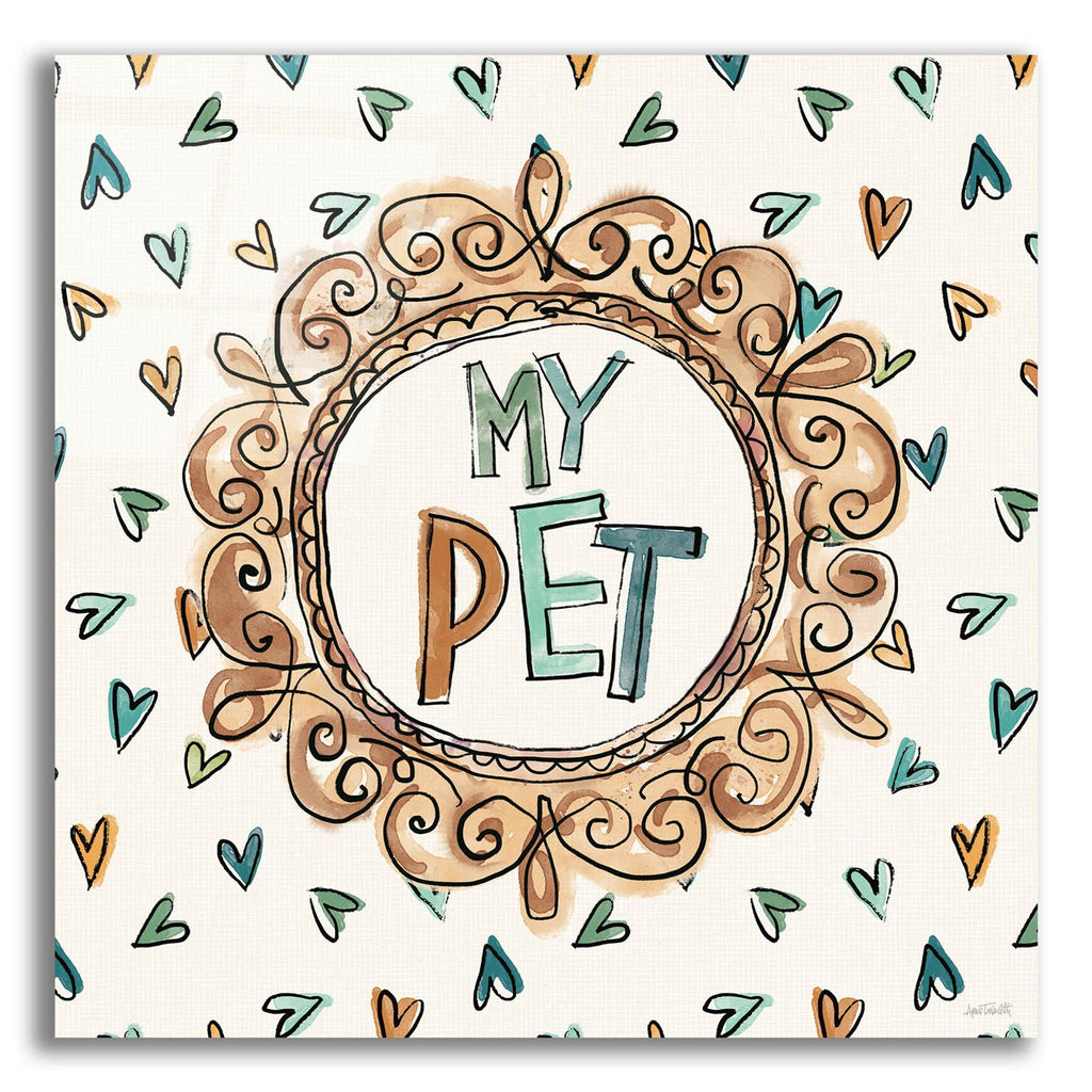 Pet Seniments 2 by Anne Tavoletti acrylic glass wall art