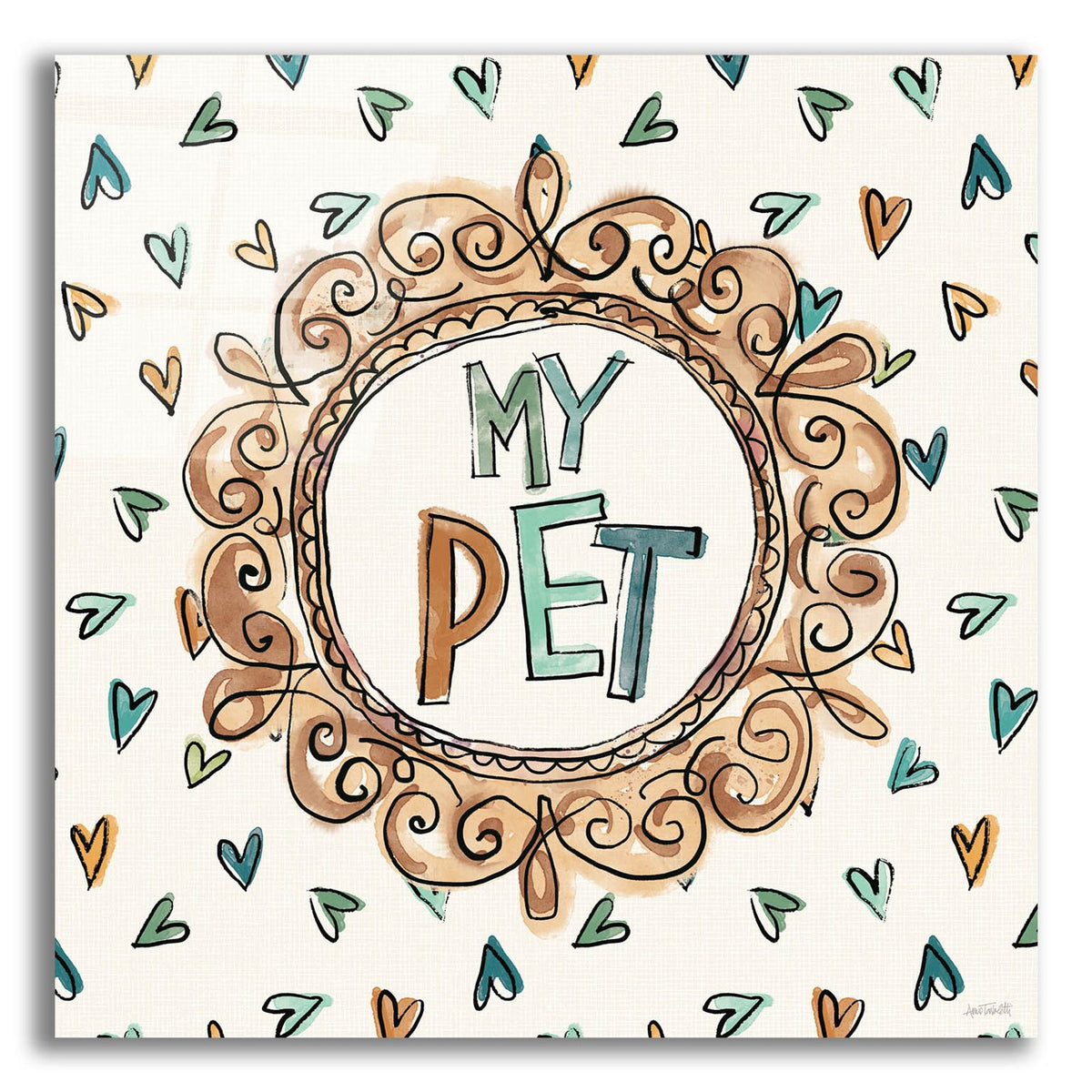 Pet Seniments 2 by Anne Tavoletti acrylic glass wall art
