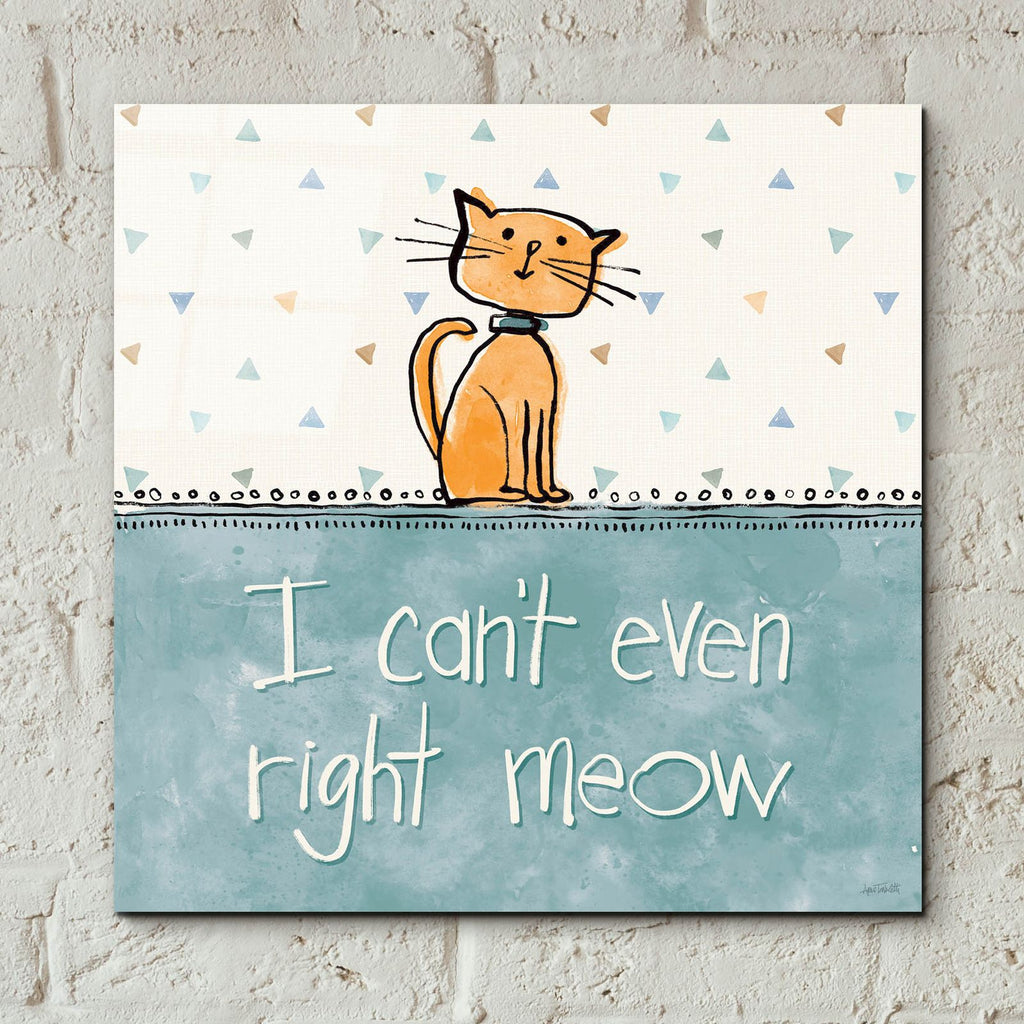 Pet Seniments 4 by Anne Tavoletti - 12x12 acrylic wall art in a room