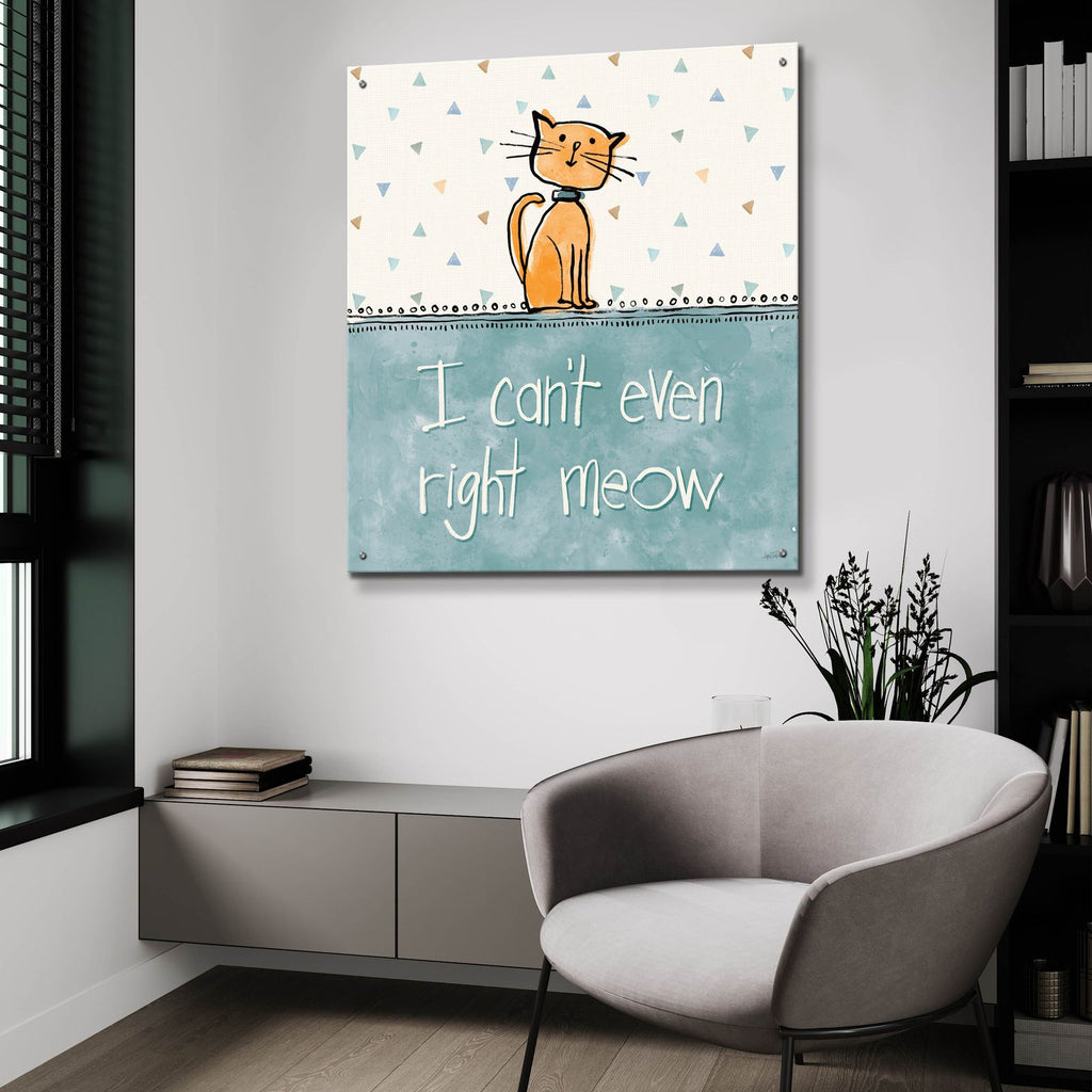 Pet Seniments 4 by Anne Tavoletti - 36x36 acrylic wall art in a room
