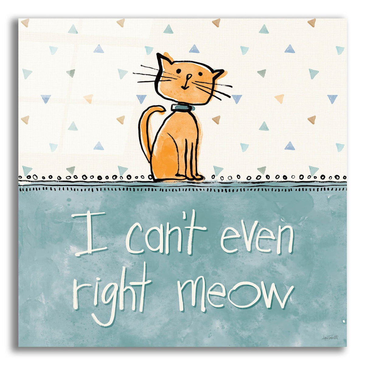 Pet Seniments 4 by Anne Tavoletti acrylic glass wall art