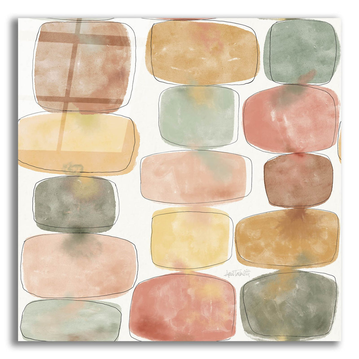Full Bloom Pattern Iva by Anne Tavoletti acrylic glass wall art