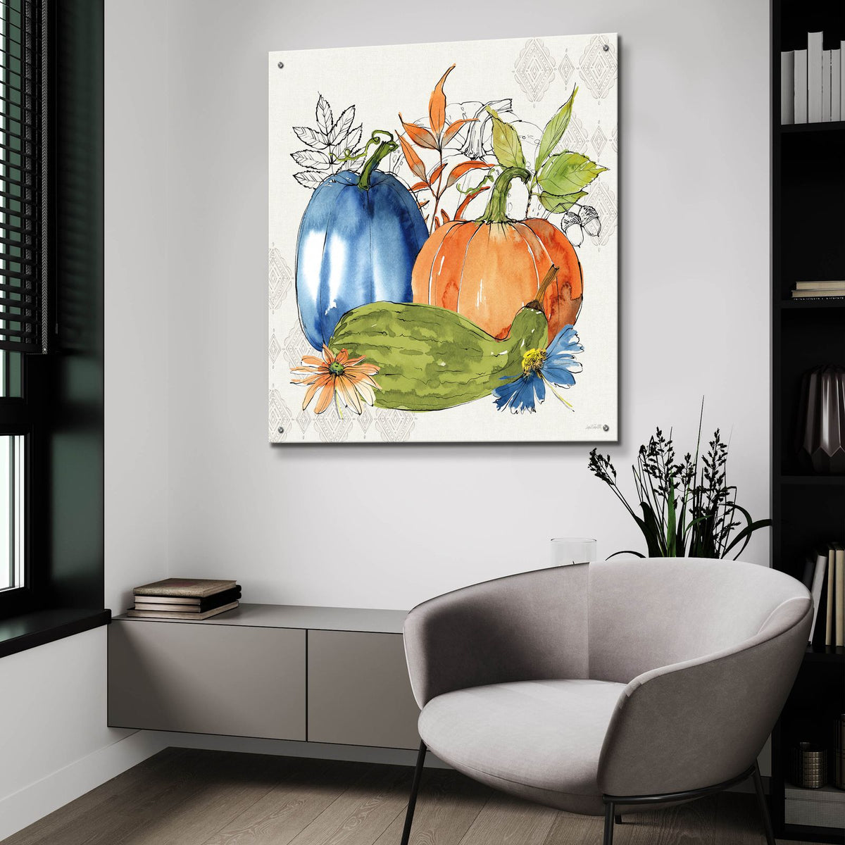 Fall Sweet Fall 2 by Anne Tavoletti - 36x36 acrylic wall art in a room
