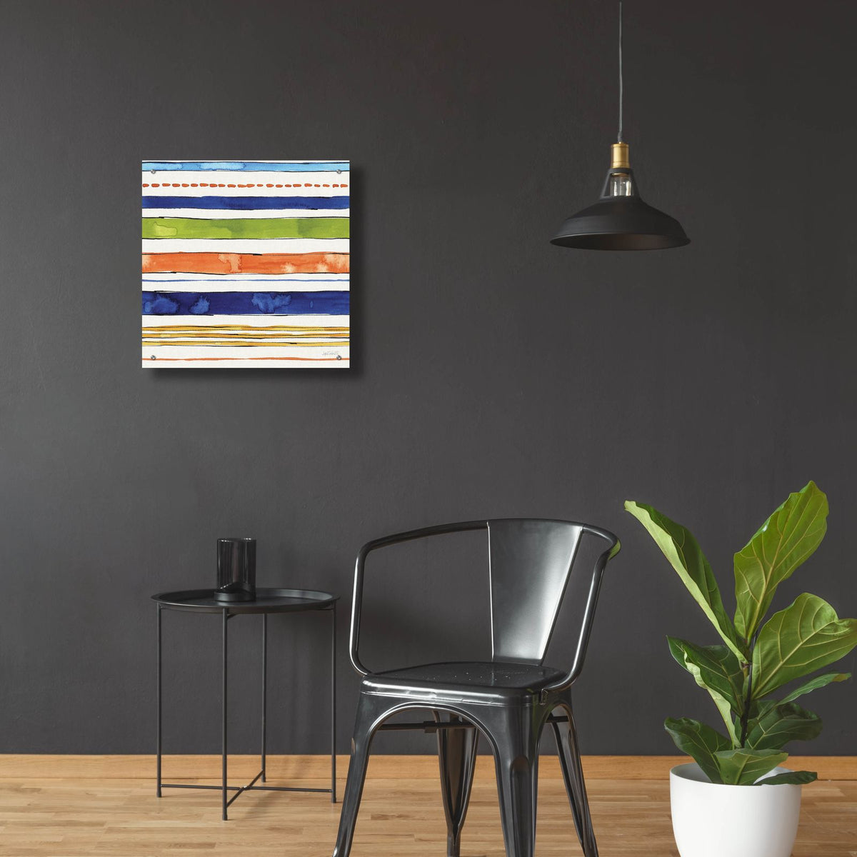 Fall Sweet Fall Pattern 5 by Anne Tavoletti - 24x24 acrylic wall art in a room