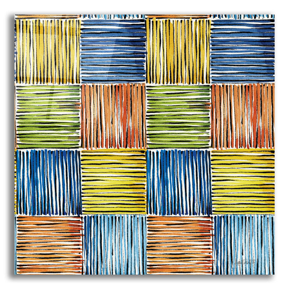 Fall Sweet Fall Pattern 7 by Anne Tavoletti acrylic glass wall art