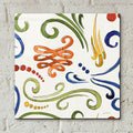 Fall Sweet Fall Pattern 8 by Anne Tavoletti - 12x12 acrylic wall art in a room