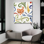 Fall Sweet Fall Pattern 8 by Anne Tavoletti - 36x36 acrylic wall art in a room