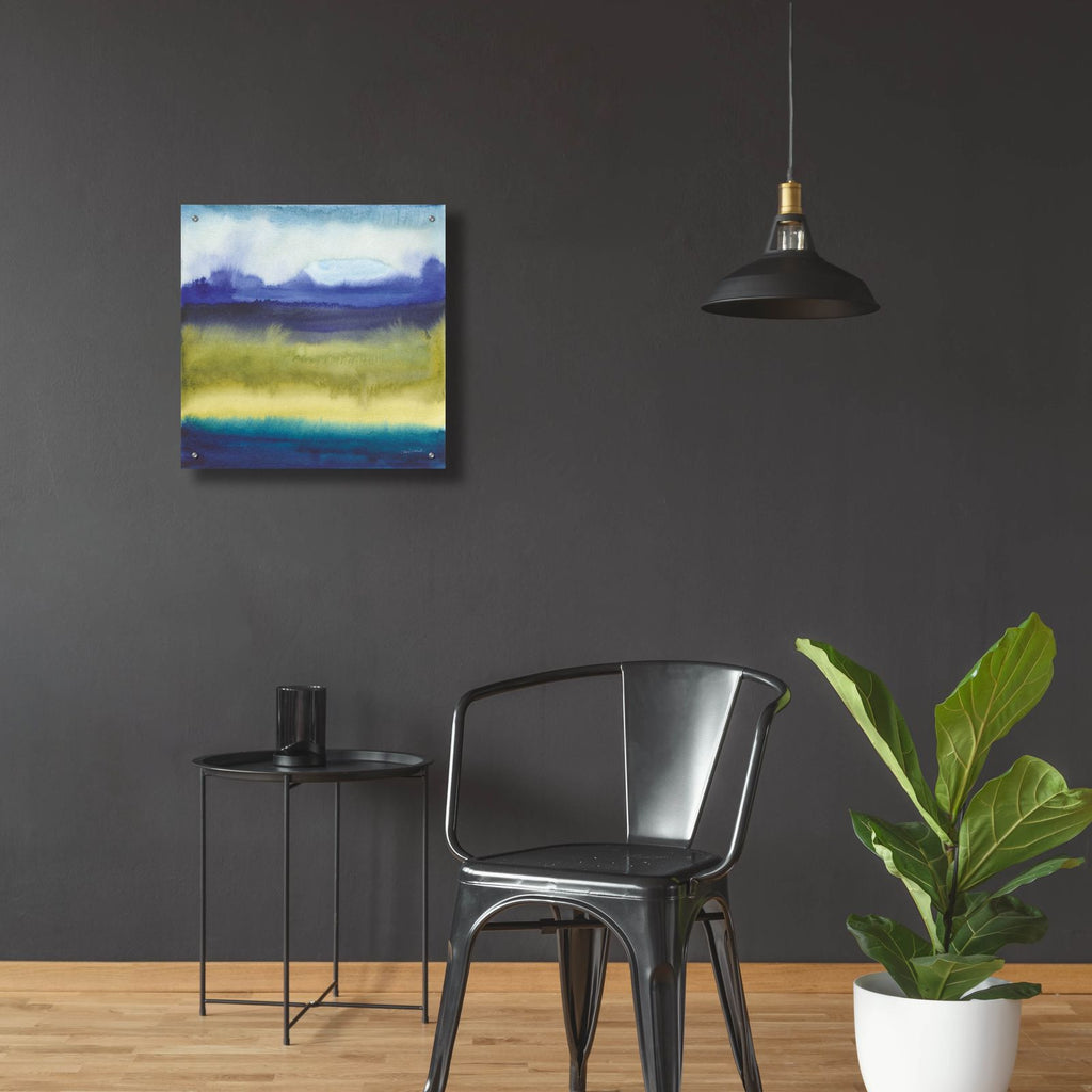Abstract Landscape 2 by Cheryl Warrick - 24x24 acrylic wall art in a room