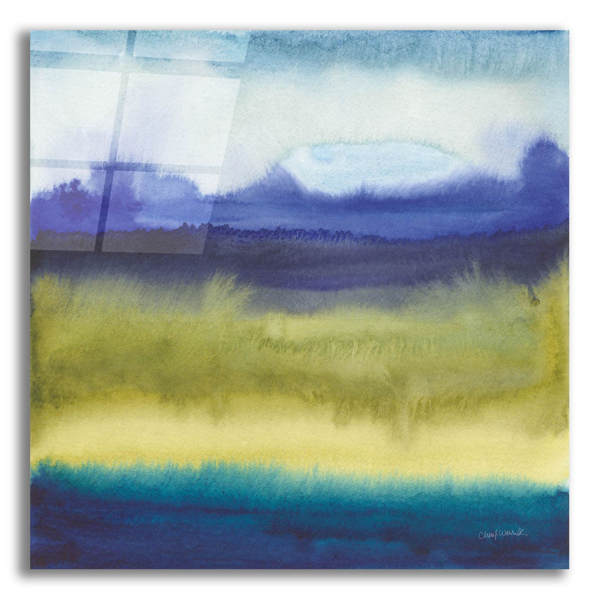 Abstract Landscape 2 by Cheryl Warrick acrylic glass wall art