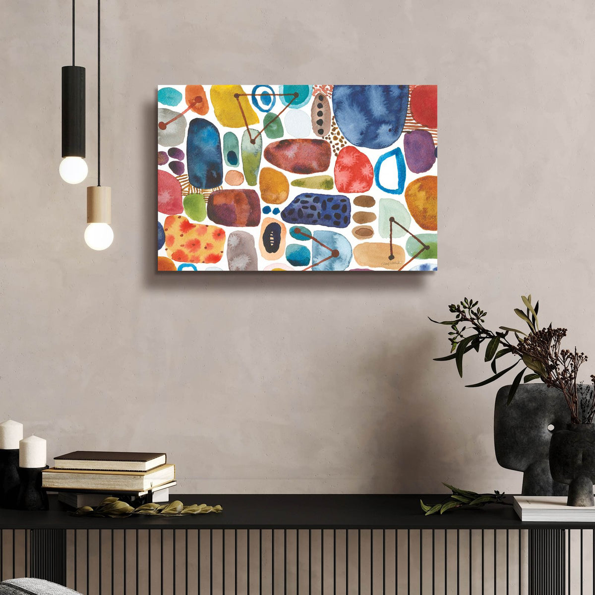 Alchemy 2 Rotated C by Cheryl Warrick - 24x16 acrylic wall art in a room