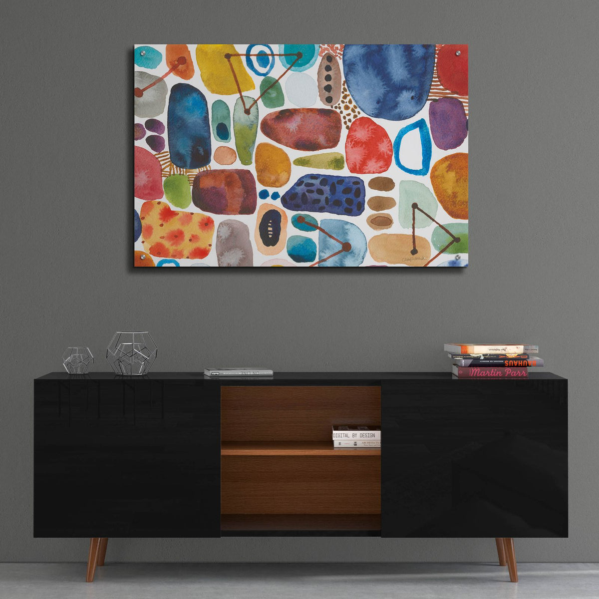 Alchemy 2 Rotated C by Cheryl Warrick - 36x24 acrylic wall art in a room