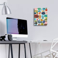 Bliss 3 by Cheryl Warrick - 12x16 acrylic wall art in a room