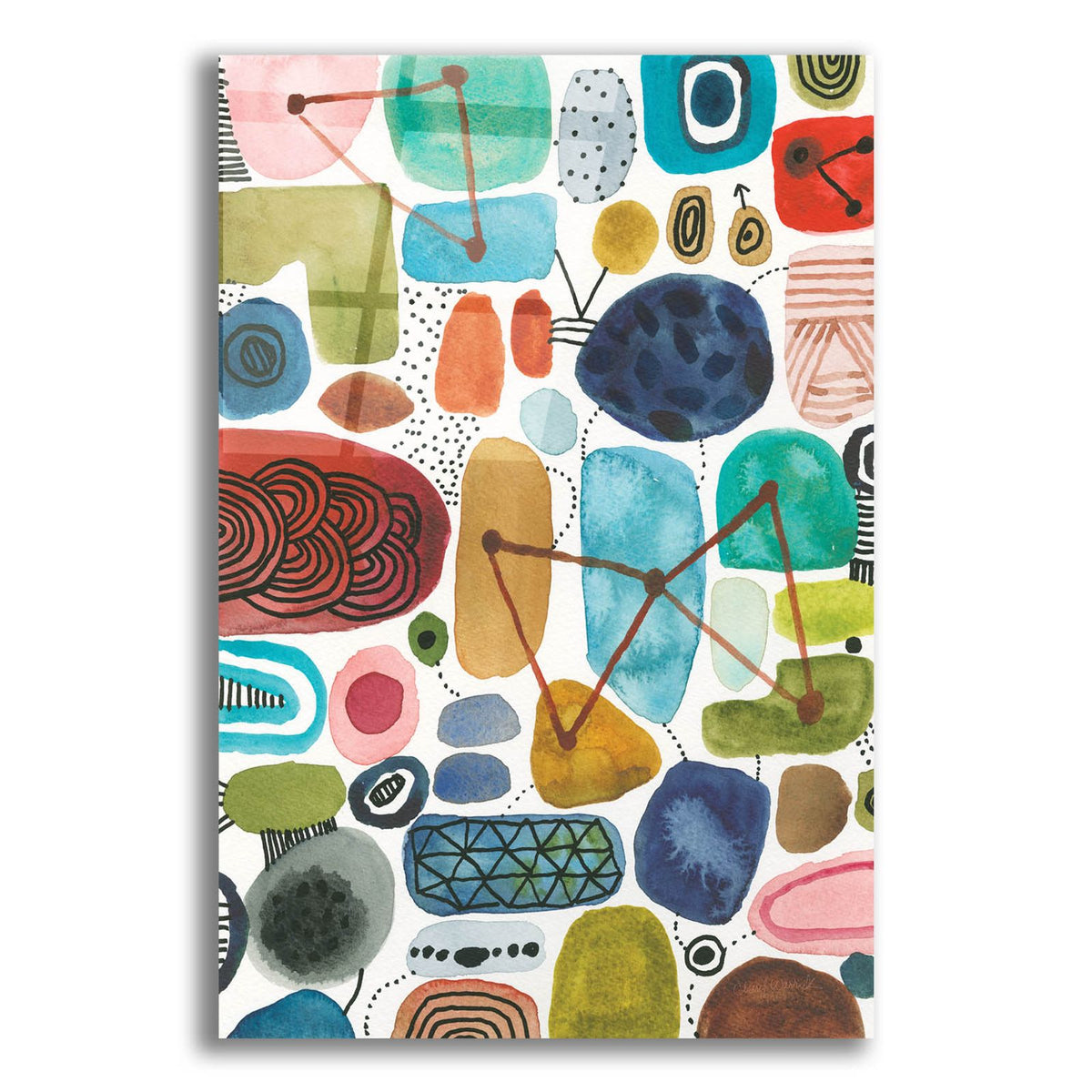Bliss 3 by Cheryl Warrick acrylic glass wall art