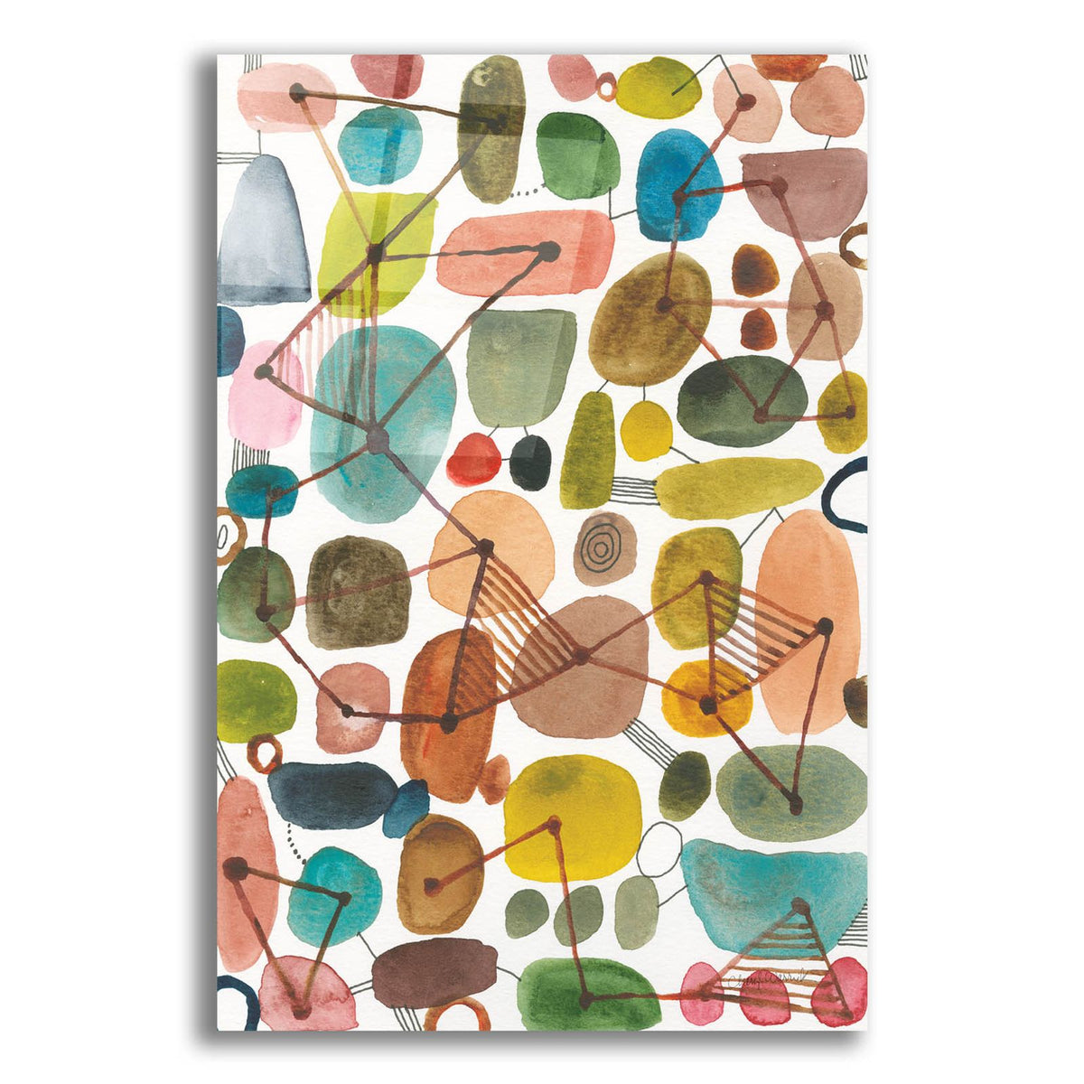 Bliss 4 by Cheryl Warrick acrylic glass wall art