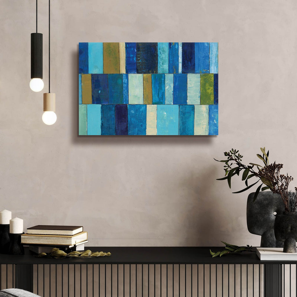 Boardwalk 2 by Cheryl Warrick - 24x16 acrylic wall art in a room