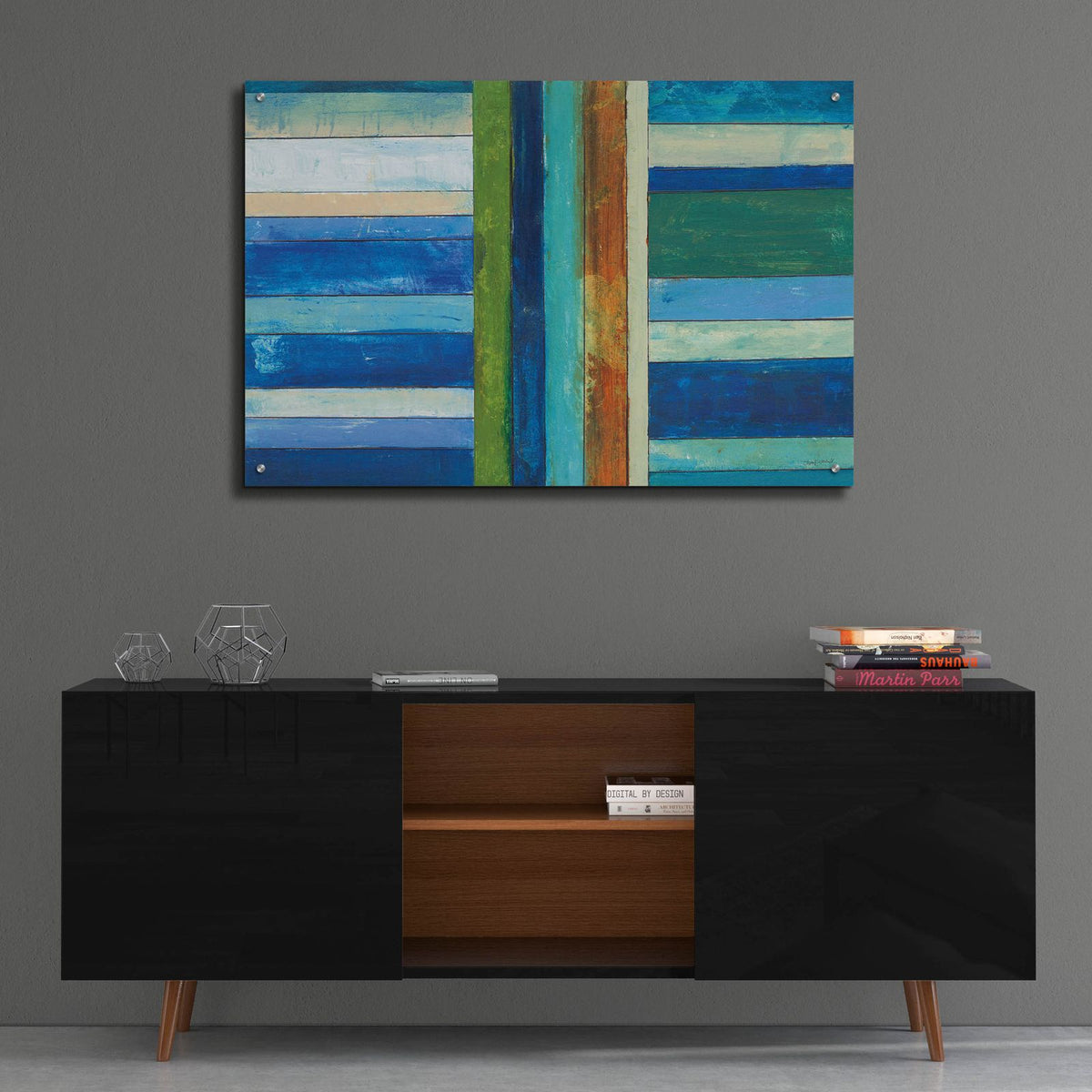 Boardwalk 3 by Cheryl Warrick - 36x24 acrylic wall art in a room