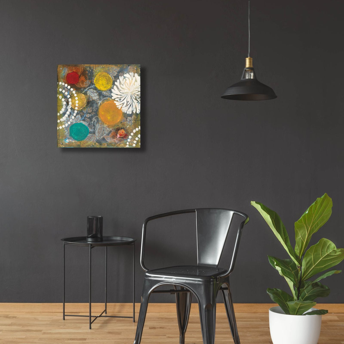 Bridge Abstract 2 by Cheryl Warrick - 24x24 acrylic wall art in a room