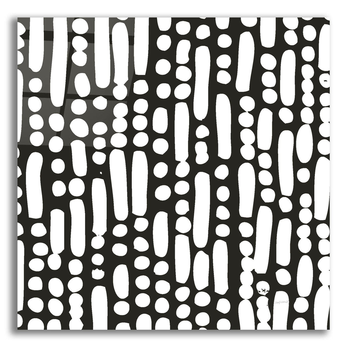 Cross Current Square Up 1 Bw by Cheryl Warrick acrylic glass wall art