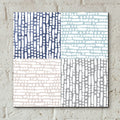 Cross Current Square Up Cool by Cheryl Warrick - 12x12 acrylic wall art in a room
