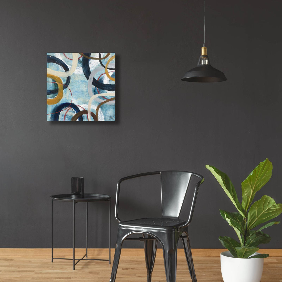 Dwell 1 by Cheryl Warrick - 24x24 acrylic wall art in a room