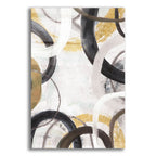 Dwell 2 Gold Neutral C by Cheryl Warrick acrylic glass wall art