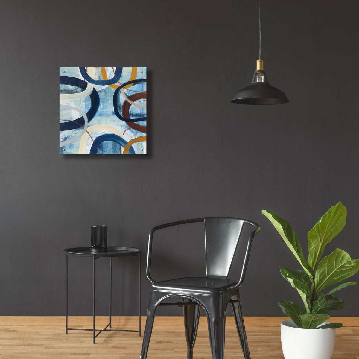 Dwell 2 by Cheryl Warrick - 24x24 acrylic wall art in a room