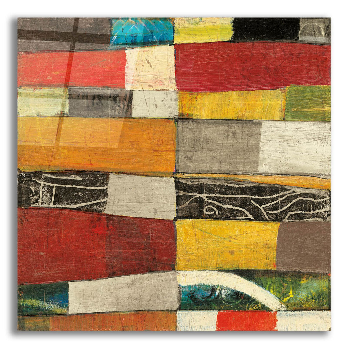 Eileen 4 V2 by Cheryl Warrick acrylic glass wall art