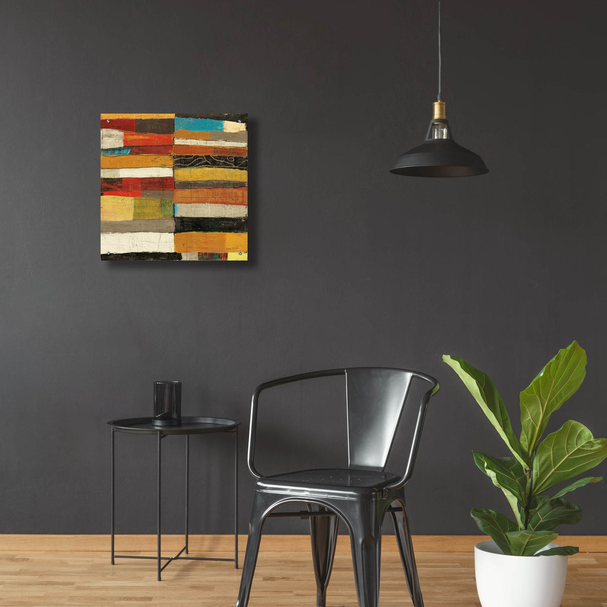 Eileen 5 V2 by Cheryl Warrick - 24x24 acrylic wall art in a room