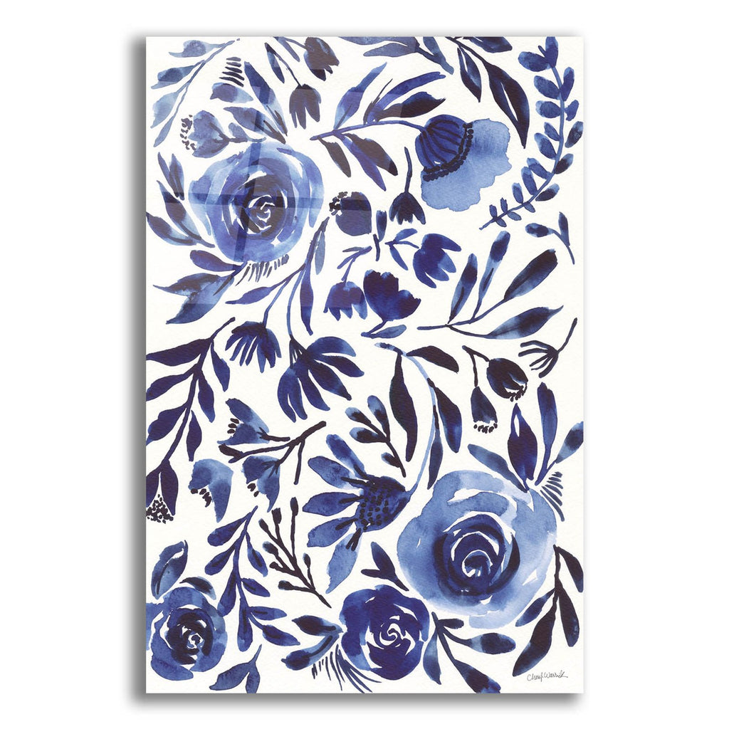 Feeling Blue 1 by Cheryl Warrick acrylic glass wall art