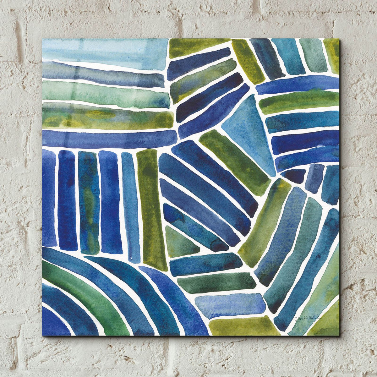 Field View by Cheryl Warrick - 12x12 acrylic wall art in a room
