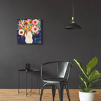 Floral Beauty 1 by Cheryl Warrick - 24x24 acrylic wall art in a room