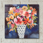 Floral Beauty 5 by Cheryl Warrick - 12x12 acrylic wall art in a room