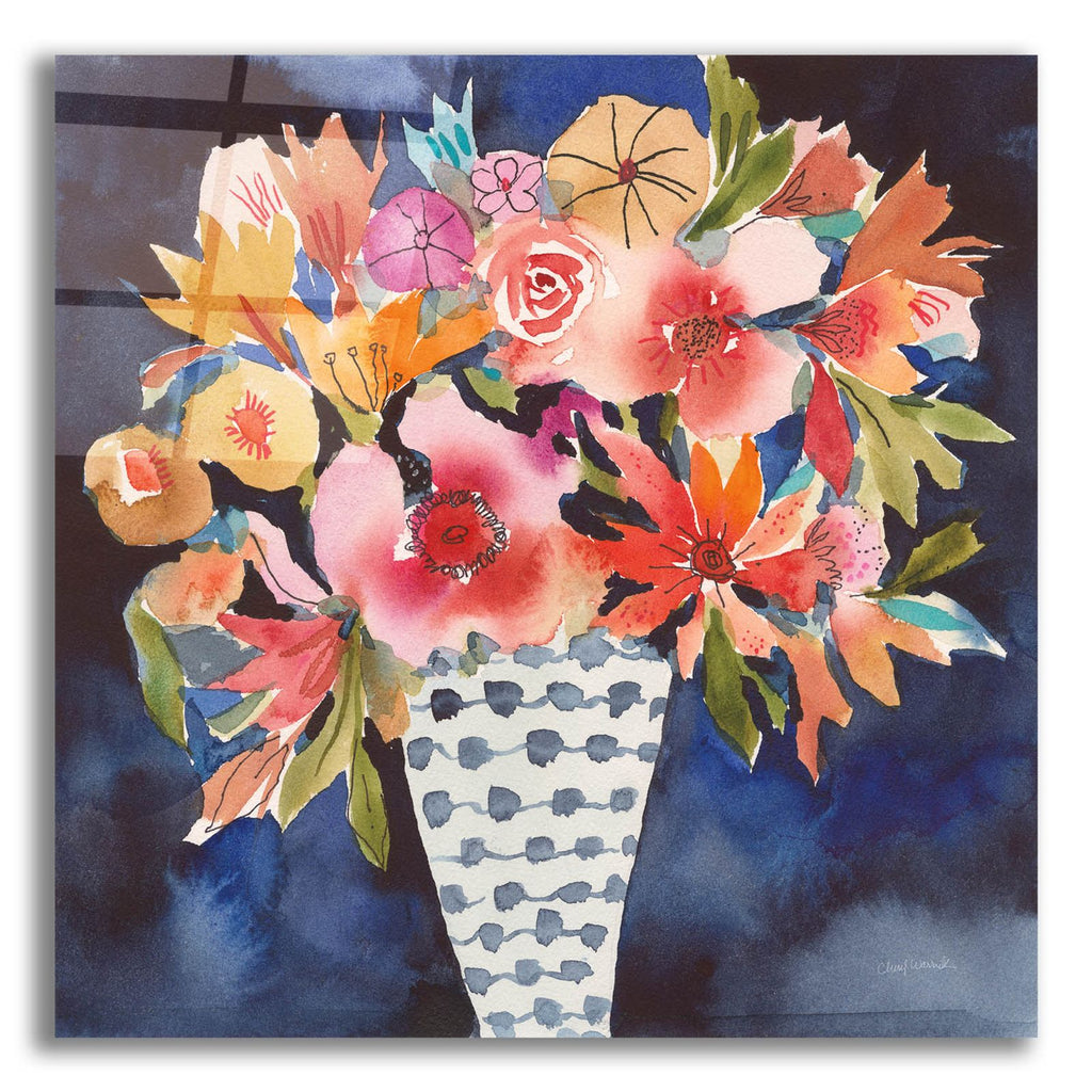Floral Beauty 5 by Cheryl Warrick acrylic glass wall art