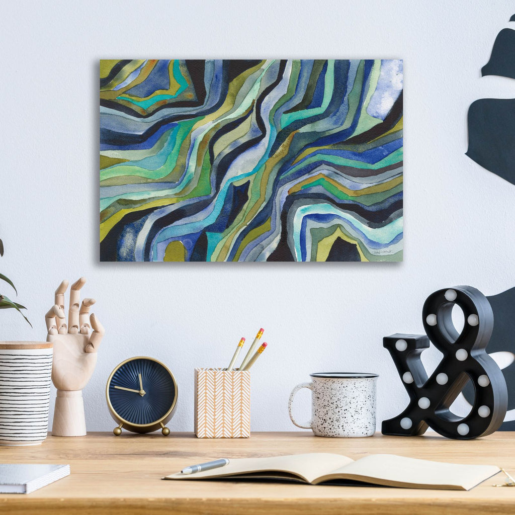 Flow by Cheryl Warrick - 16x12 acrylic wall art in a room
